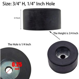 8Pc 192310GS Anti Vibration Rubber Feet for Air Compressors, Generators & Pressure Washers Isolation Pads Compatible with Coleman Powermate 094-0026, Sanborn E106661, D091007