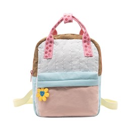 LJCZKA Flowers Children's Backpack for Girls, Small Cute School Bag, Flowers for School, Travel, Commuting, multicoloured
