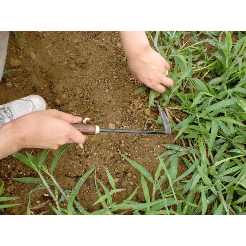 相田 Joint Sennari Weed Cutting Angle with Scythe 片刃 Ad