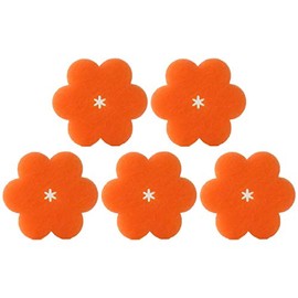 Marna K364O Sponge Hot Sponge, Orange Set of 5