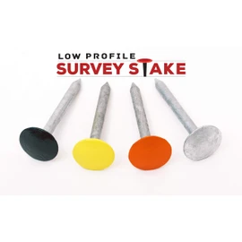 Survey Stake - Low Profile Survey Marker (Hi-Vis Orange)