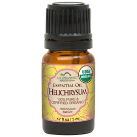 US Organic Helichrysum Essential Oil, USDA Certified Organic, Steam Distilled, Sourced from The Balkan Peninsula, High end Essential Oil (5 ml)