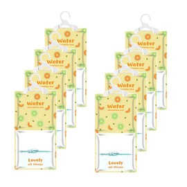 AOPANDA Moisture Absorbers Packets, 8 Pack - Eliminates Musty Odors for Fresher, Cleaner Air, Humidity Packs, Dessicant Packets, Hanging Closet Dehumidifier Bags（orange）
