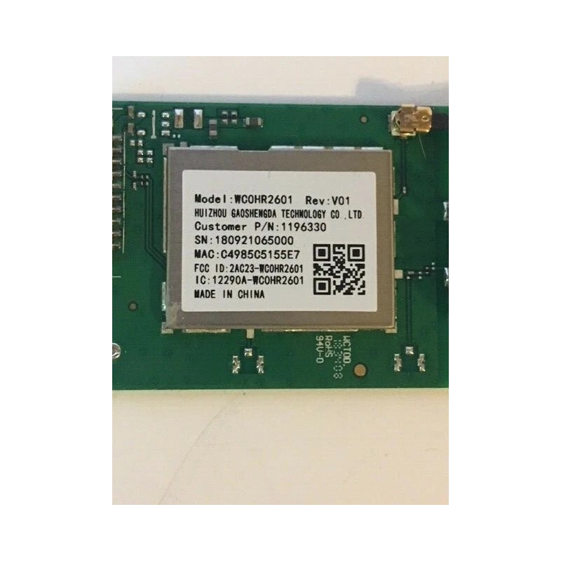 HISENSE 50R6E3 WIFI MODULE WC0HR2601