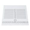 Eyelash Extension Plate White Double Row 20x20cm Wear Resistant Eyelash