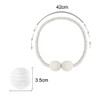 SUOXU Magnetic Curtain Tiebacks, 2pcs Tie Backs Clips Rope Holdbacks