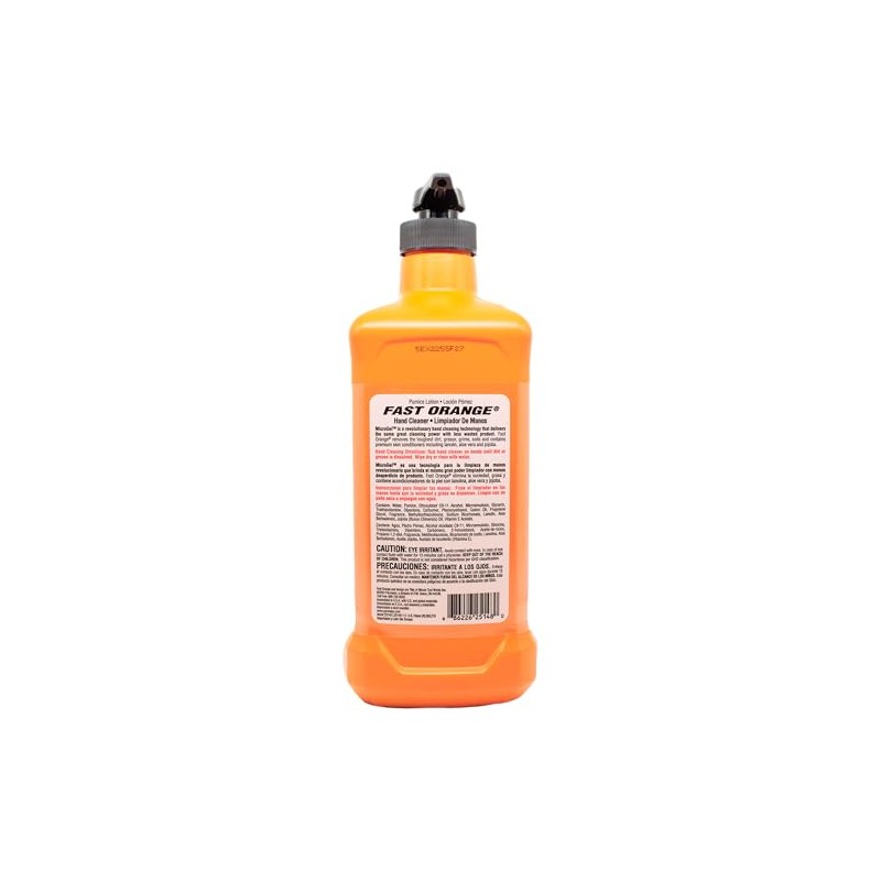 Fast Orange 25148 Pumice Lotion, Heavy Duty Hand Cleaner, Natural