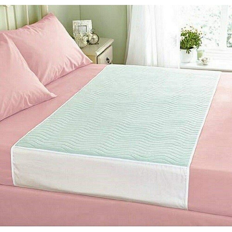 Deluxe Washable and Absorbent Reusable, Double-size Bed, Incontinence Pad/Waterproof Mattress