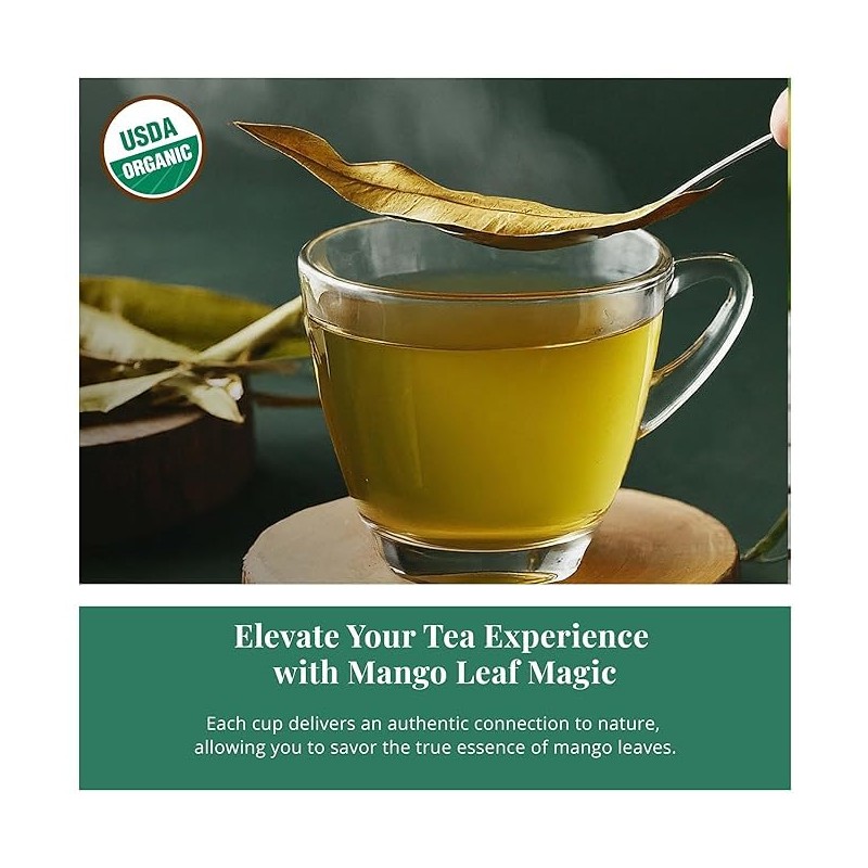 2.6oz Mango Leaves, Hojas De Mango Entera, All Natural Dried