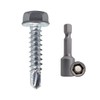 Pack of 100 DIN 7504 K Galvanised Steel 4.2 x