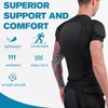 Dialudon Men's Snowboard Protective Padded Shirt for Back Spine Shoulder