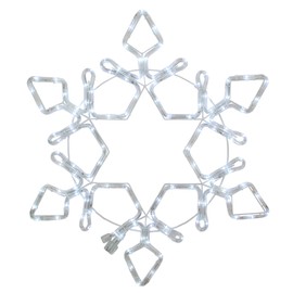 Northlight 24" LED Rope Light Snowflake Christmas Decoration
