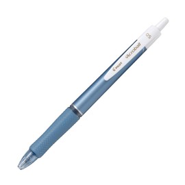 PILOT Oil-based Ballpoint Pen Acroball T Series 0.5 Metal Light Blue/Black Ink 10 pieces
