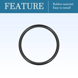 QUARKZMAN Nitrile Rubber O-Rings Rubber Repair 60 mm x 52 mm x 4 mm for Tap Plumber Repair Seal Connection, Black Pack of 10