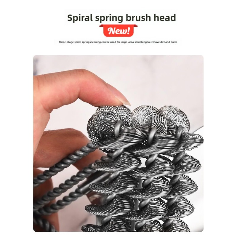 Grill Cleaning Tool Set with Brushes and Carrying Bag, 4