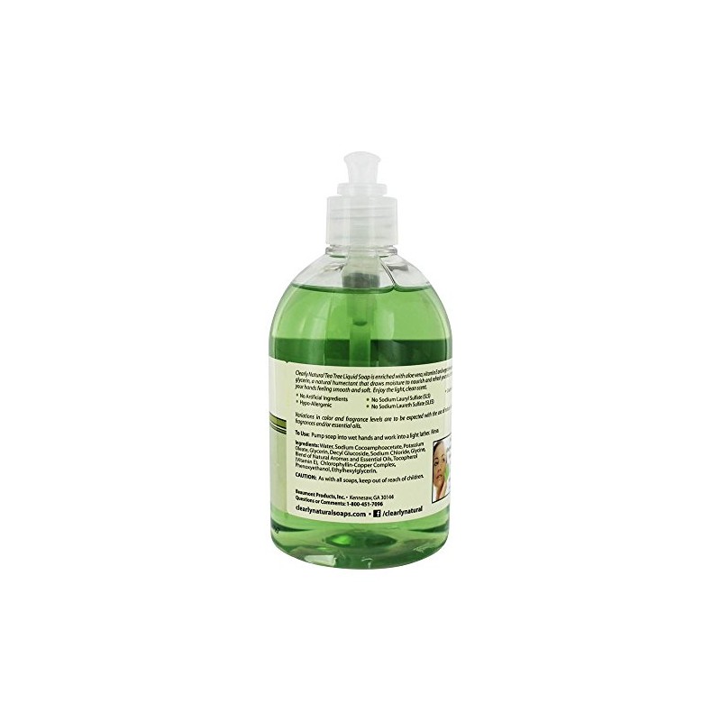 Clearly Natural Liquid Hand Soap - Tea Tree - 12
