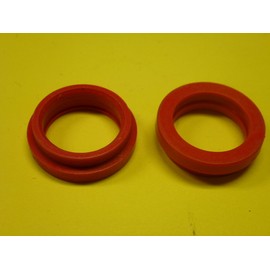 NOS! (2) NYLON GRINDING WHEEL ADAPTER BUSHINGS w/STEP, 5/8" x 3/4" x 1/8" THICK