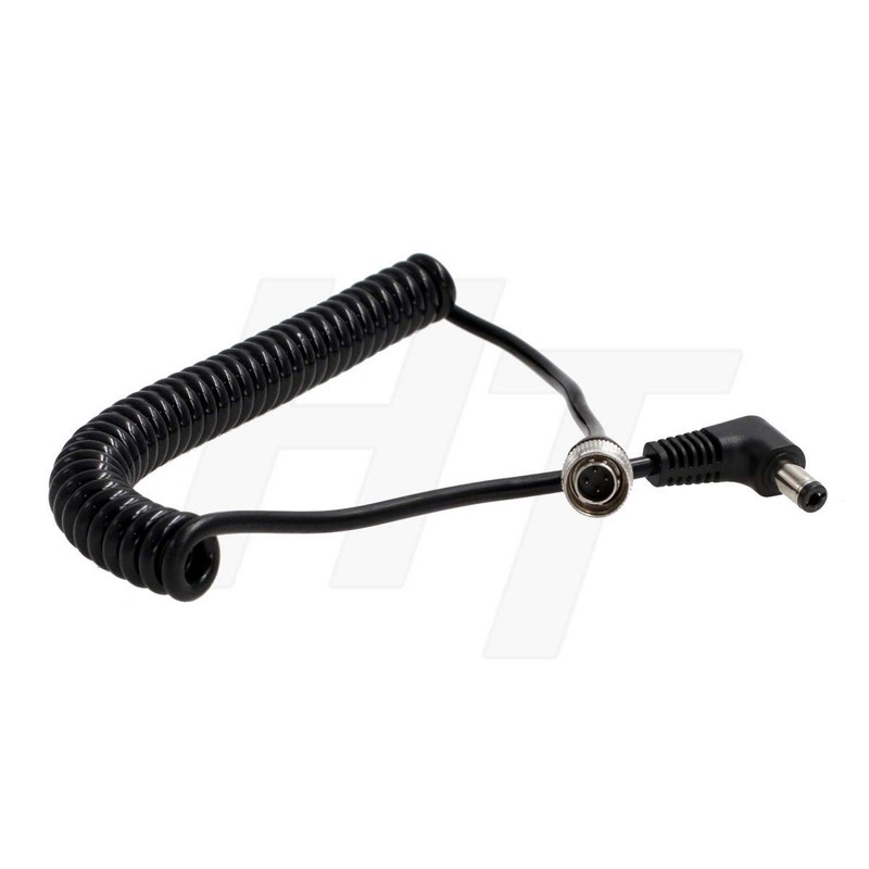 HangTon Zaxcom Zoom F4 F8 Recorder Coiled Power Cable Right