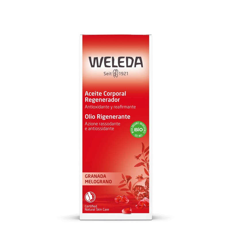 Weleda body oil, pomegranate, 100 ml
