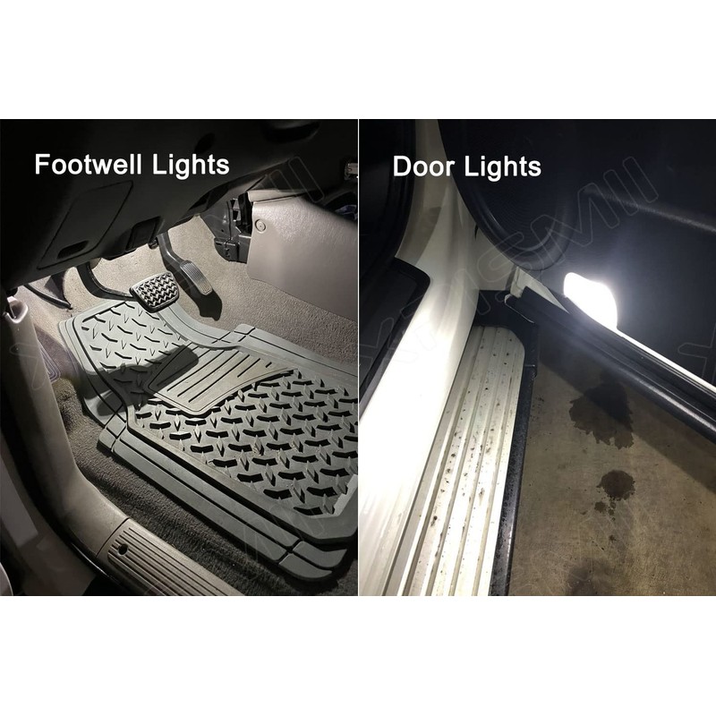 Xpismii 11 Piece 6000K White Altima Interior LED Light Kit