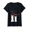 Women's Team Bride Lama Alpaca JGA Engagement T-Shirt with V-Neck