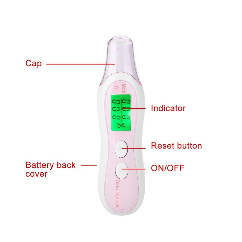 Skin Moisture Tester, Digital LCD Display, Corneometer, Skin Moisture, Precision