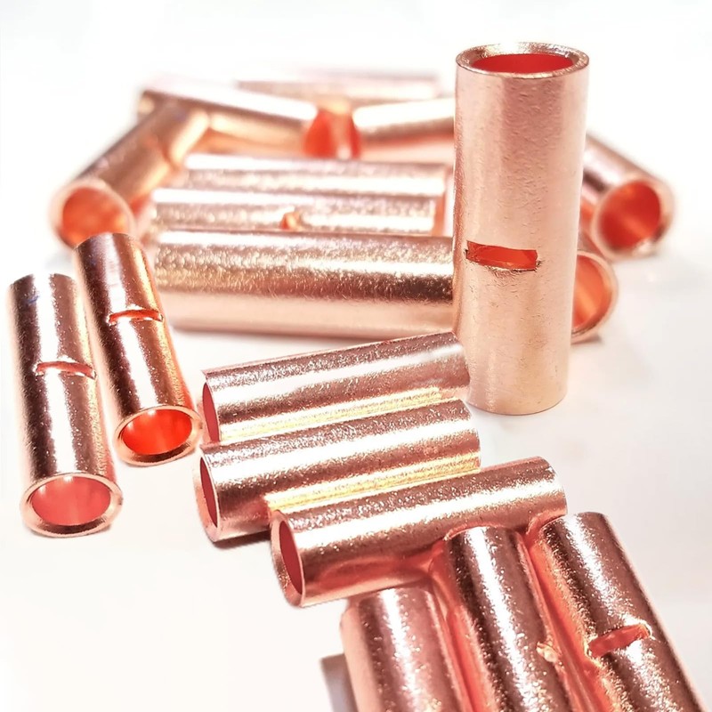 SVAAR 380 PCS 26-6 AWG Non-Insulated Butt Connectors kit Pure