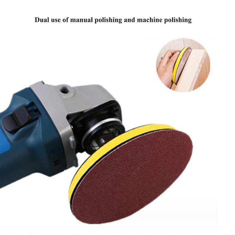 HOTCKB Pack of 30 Sandpaper 125 mm Velcro Round Eccentric