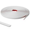 9.8 Ft Peel and Stick Wall Molding Trim, White(Paintable) Self