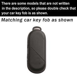 ontto Leather Key Holder Case Key Fob Bag Smart Remote Key Cover Compatible with Mini Countryman 2023 2024 Keyless Entry Blue