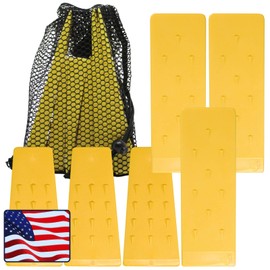 Cold Creek Loggers Made in USA ! Spiked Tree Wedges for Tree Cutting Falling, Bucking, Felling Wedges Chainsaw Loggers Supplies, 3-5.5" and 3-8" Wedges Plus Free Storage Bag Made in USA!