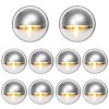 FVTLED Pack of 10 Low Voltage LED Deck Light Kit
