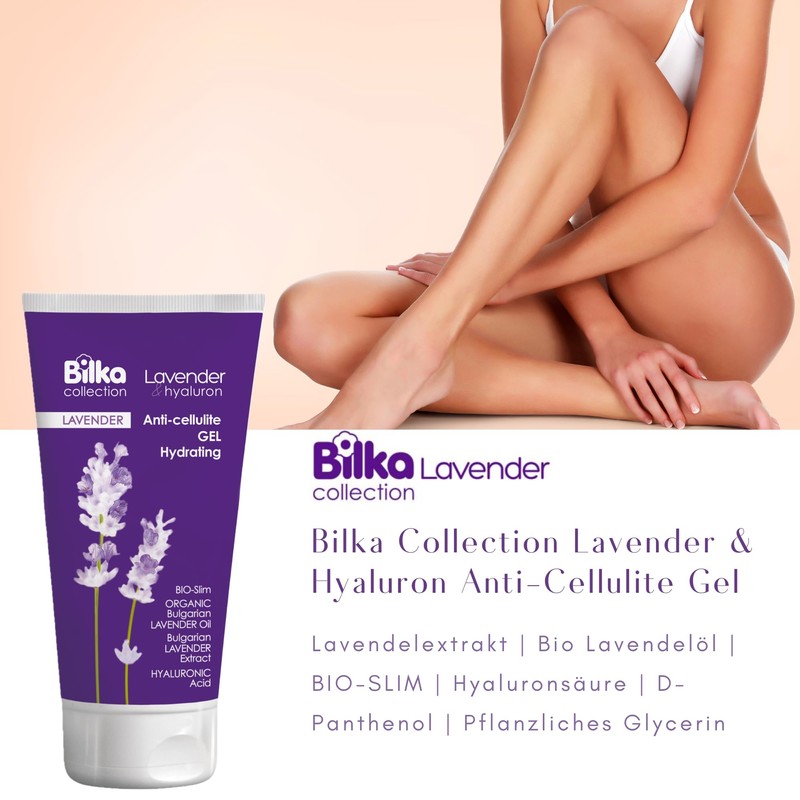 Bilka Collection Lavender & Hyaluron Anti-Cellulite Gel Moisturising 200 ml