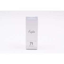 Fujiko Mini Water Rouge 71 Asphalt+ Smokey Tone with Glitter, 0.07 oz (1.9 g) Lipstick