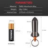 Small Pill Case Waterproof Keychain Pill Box Portable Single Chamber