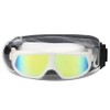 Adult Large Frame Waterproof Antifog Swimming Goggles Electroplate Plain Glass
