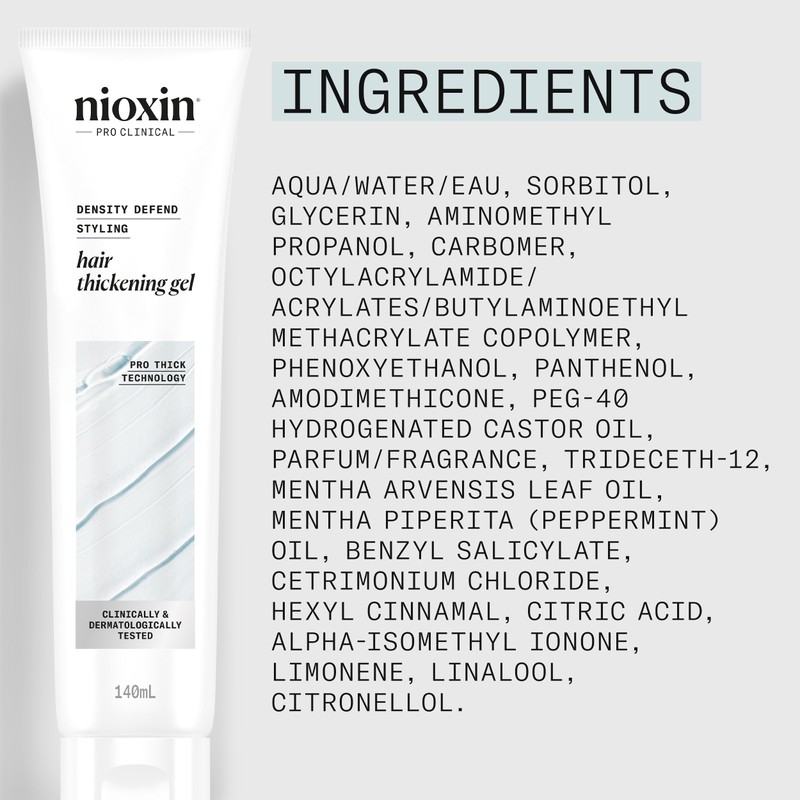 Nioxin Density Defend Hair Thickening Gel 140ml