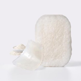 Ilem Japan Esponja Konjac Natural Cuerpo Blanca Unidad Paquete