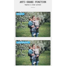 Compact Camera, Anti-Shake 4K 50MP Digital Selfie Camera with Built-in Microphone for On the Go (64GB)