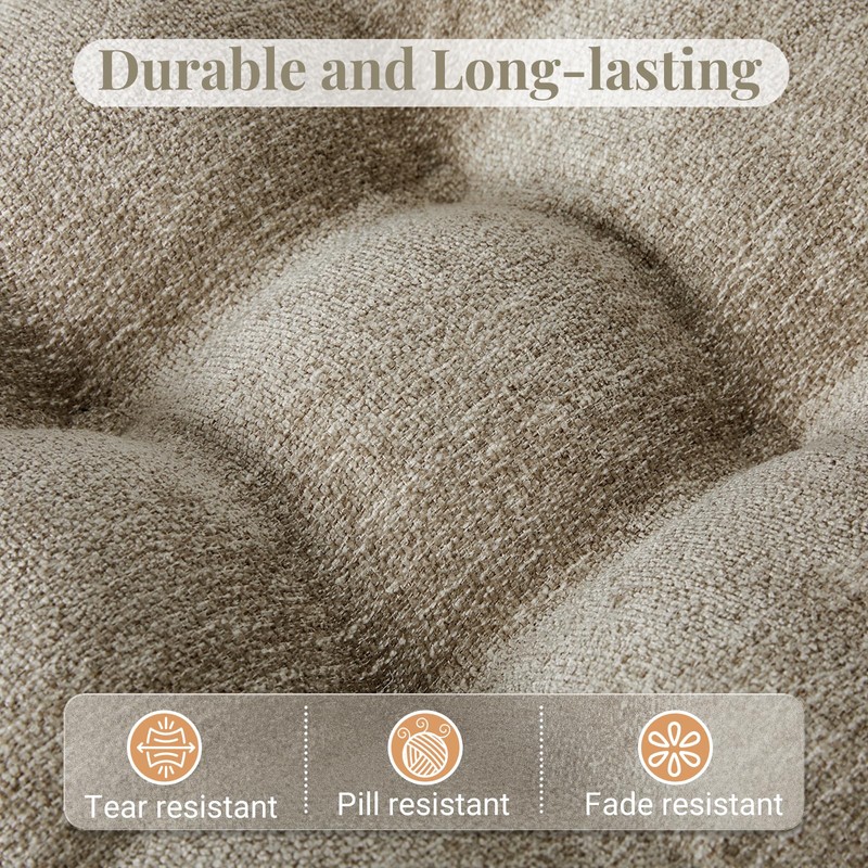 Basic Beyond Chair Cushions for Dining Chairs, Non-Slip Chair Pads,