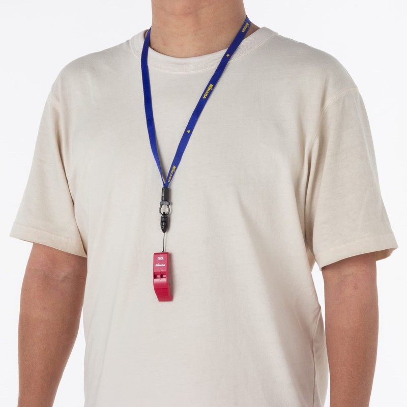 MIKASA BEAT500-R Volleyball Whistle, No Cork, Red