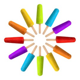 Perfectware Food Grade Popsicle Sticks-1000ct,Natural,4.5"