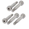 Sourcingmap 5pcs 304 Stainless Steel Hex Socket Shoulder Bolt 6mm
