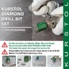 Porcelain Tile Diamond Drill Bits - KURSTOL 2pcs 1"/25mm Dry