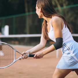 ikido Elbow Compression Sleeve, Elbow Support Brace, Instant Arm Joint Support for Tennis Elbow, Golfers Elbow, Tendonitis, Arthritis, Bursitis (1, X-Large)