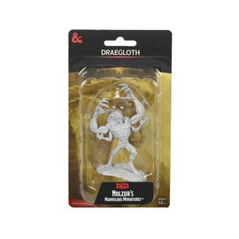 WizKids D&D Nolzur's Marvelous Miniatures: Draegloth Dungeons and Dragons Unpainted Miniatures, Undefined