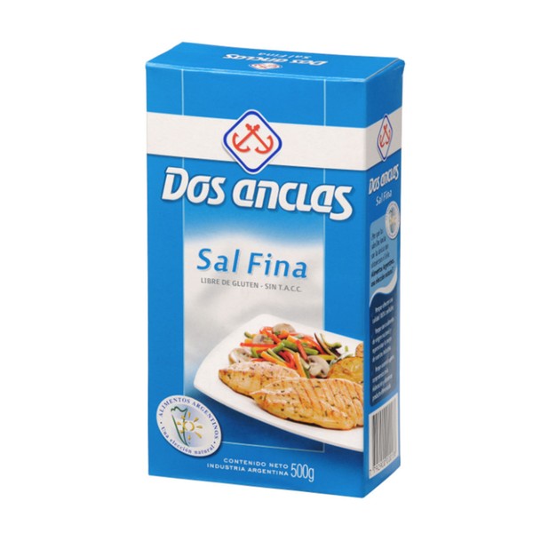Dos Anclas Sal Fina Salt, 500 g / 1.1 lb box