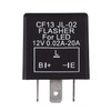 3 Pins Flasher Relay LED Light Indicator Relay Flasher Relay