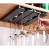 runruii Wine Glass Holder Under Shelf Cabinet Wine Glass Rack