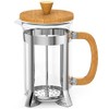 Coffee Culture Bamboo Size: 350Ml French Press/Plunger, Brown, PLNG350-BM